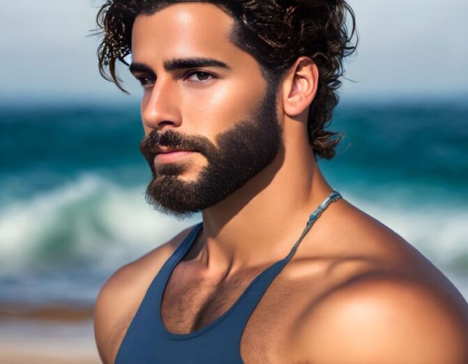 Young-man-on-the-beach